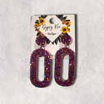 Carregar imagem no visualizador da galeria, Oval Small Statement Earrings - Gypsy Rae Boutique, LLC
