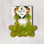 Load image into Gallery viewer, Flower Resin Statement Earrings - Gypsy Rae Boutique, LLC
