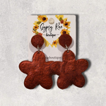 Load image into Gallery viewer, Flower Resin Statement Earrings - Gypsy Rae Boutique, LLC

