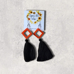 Ladda upp bild till gallerivisning, Tassel Resin Earrings - Gypsy Rae Boutique, LLC
