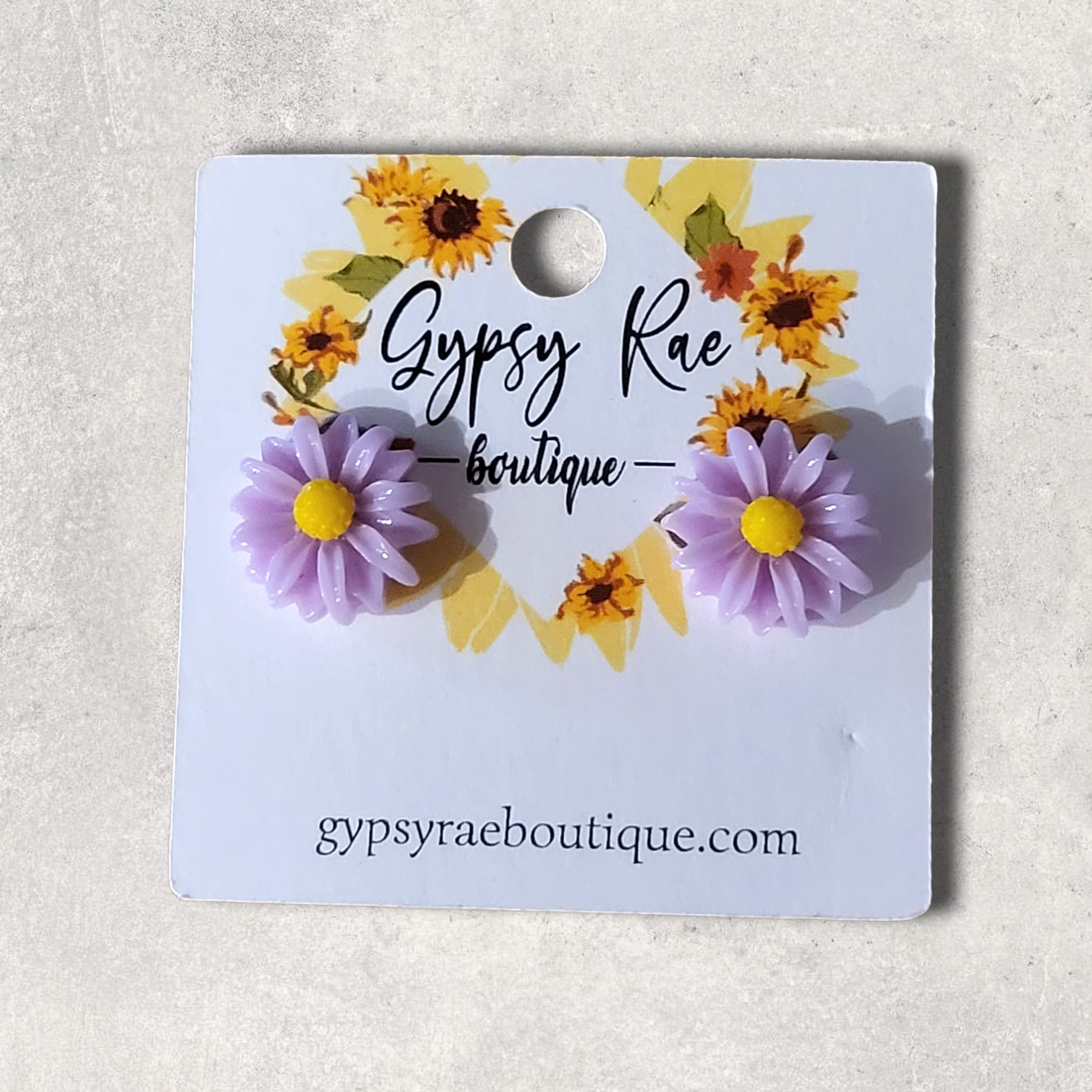 Flower Stud Earrings- Individual - Gypsy Rae Boutique, LLC