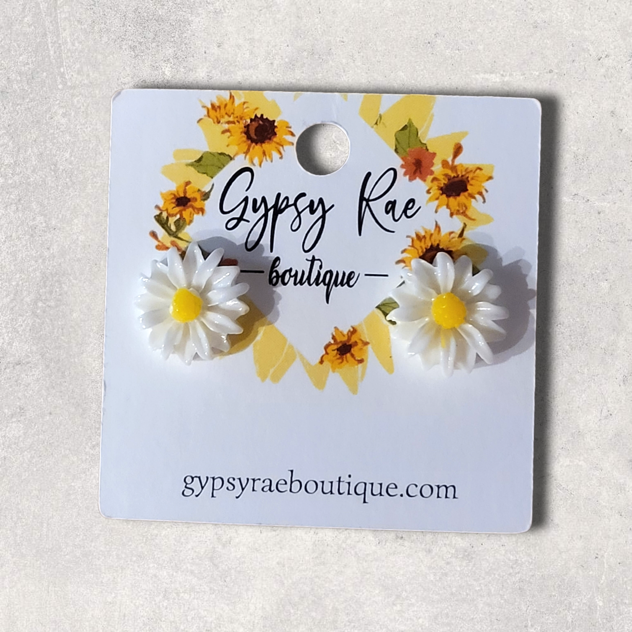 Flower Stud Earrings- Individual - Gypsy Rae Boutique, LLC