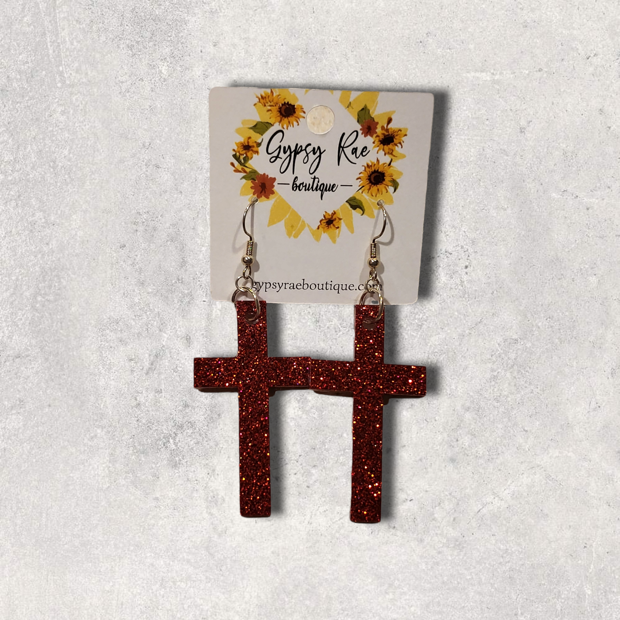 Cross Resin Earrings - Gypsy Rae Boutique, LLC