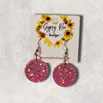 Load image into Gallery viewer, Small Resin Dangle Earrings - Gypsy Rae Boutique, LLC
