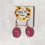 Ladda upp bild till gallerivisning, Small Resin Dangle Earrings - Gypsy Rae Boutique, LLC
