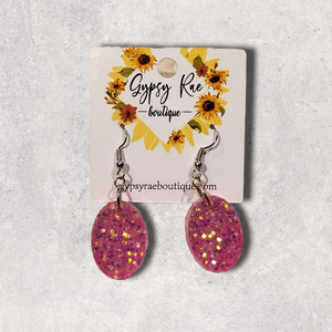 Small Resin Dangle Earrings - Gypsy Rae Boutique, LLC