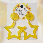 Charger l&#39;image dans la galerie, Statement Resin Earrings - Gypsy Rae Boutique, LLC
