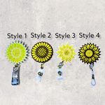 Load image into Gallery viewer, Sunflower Badge Reels - Gypsy Rae Boutique, LLC
