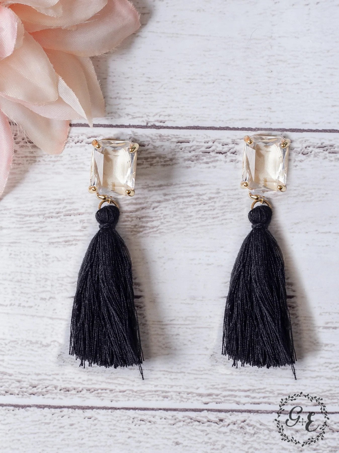 Love Notes Turquoise Tassel Stud Earrings - Gypsy Rae Boutique, LLC