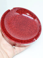 Cargar imagen en el visor de la galería, Red Glitter Soap Dish or Ash Tray - Gypsy Rae Boutique
