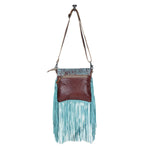 Carregar imagem no visualizador da galeria, Effervescence Teal Cowhide Leather Crossbody - Gypsy Rae Boutique, LLC
